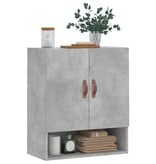 VidaXL Wandkast 60x31x70 cm bewerkt hout betongrijs