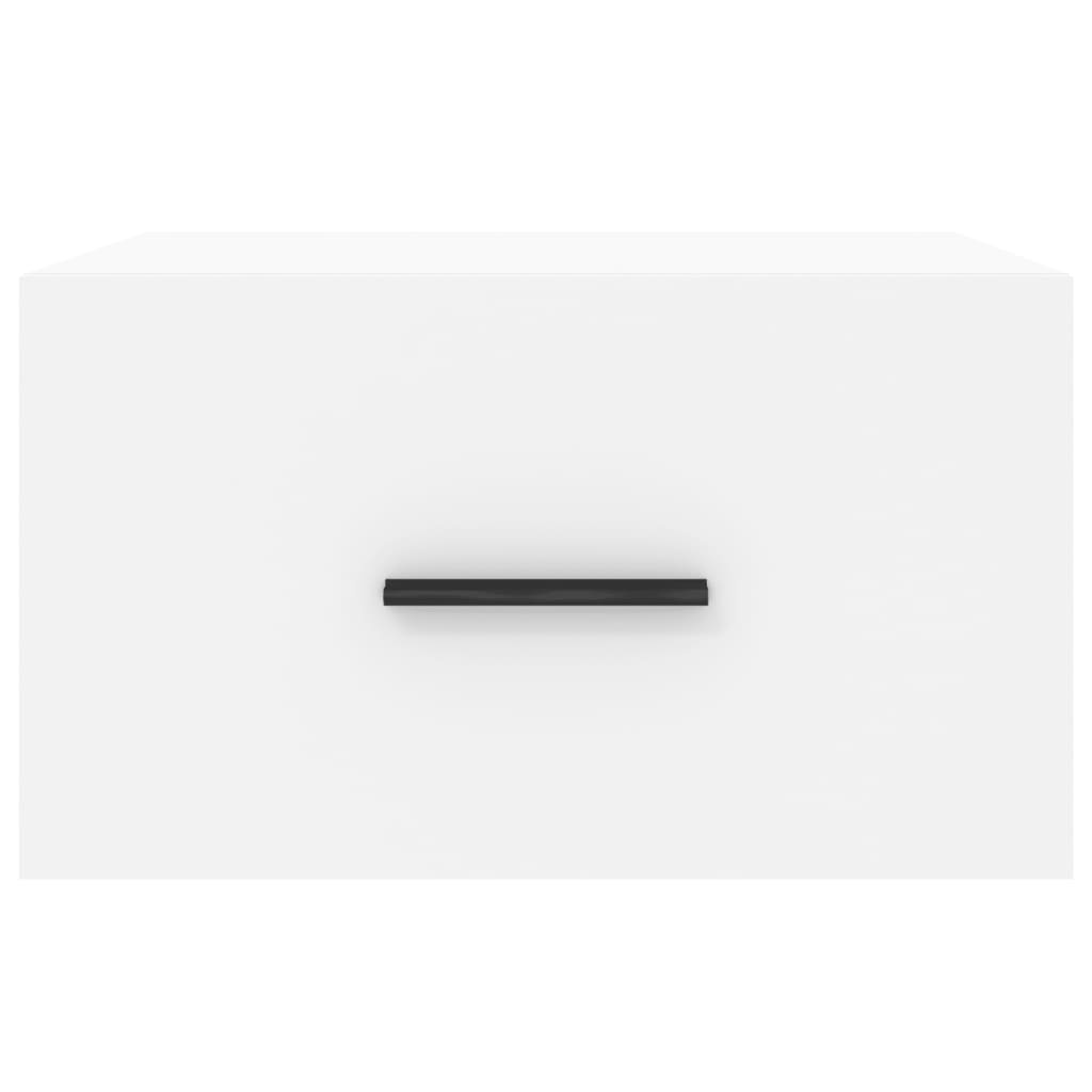 VidaXL Nachtkastje wandgemonteerd 35x35x20 cm wit