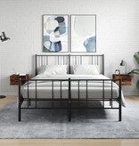 VidaXL Nachtkastjes 2 st wandgemonteerd 35x35x20 cm gerookt eikenkleur