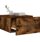 VidaXL Nachtkastjes 2 st wandgemonteerd 35x35x20 cm gerookt eikenkleur