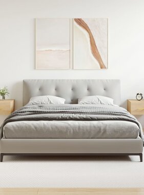 VidaXL Nachtkastjes 2 st wandgemonteerd 35x35x20 cm sonoma eikenkleur