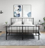 VidaXL Nachtkastjes 2 st wandgemonteerd 35x35x20 cm grijs sonoma eiken