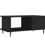 VidaXL Salontafel 90x50x40 cm bewerkt hout zwart