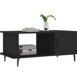 VidaXL Salontafel 90x50x40 cm bewerkt hout zwart