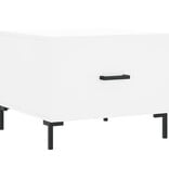 VidaXL Salontafel 50x50x40 cm bewerkt hout wit
