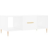 VidaXL Salontafel 102x50x40 cm bewerkt hout wit