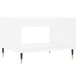 VidaXL Salontafel 60x50x40 cm bewerkt hout wit