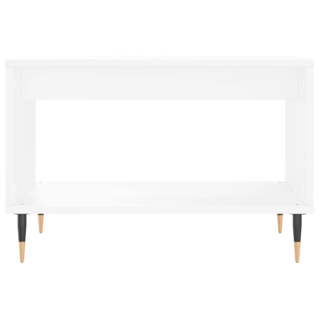 VidaXL Salontafel 60x50x40 cm bewerkt hout wit