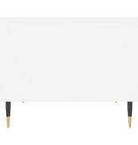 VidaXL Salontafel 60x50x40 cm bewerkt hout wit