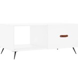 VidaXL Salontafel 90x50x40 cm bewerkt hout wit