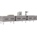 VidaXL Tv-meubel 150x36x30 cm bewerkt hout grijs sonoma eikenkleurig