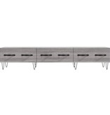 VidaXL Tv-meubel 150x36x30 cm bewerkt hout grijs sonoma eikenkleurig