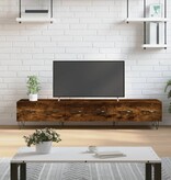 VidaXL Tv-meubel 150x36x30 cm bewerkt hout gerookt eikenkleurig