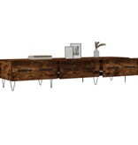 VidaXL Tv-meubel 150x36x30 cm bewerkt hout gerookt eikenkleurig