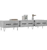VidaXL Tv-meubel 150x36x30 cm bewerkt hout betongrijs