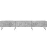 VidaXL Tv-meubel 150x36x30 cm bewerkt hout betongrijs