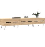VidaXL Tv-meubel 150x36x30 cm bewerkt hout sonoma eikenkleurig