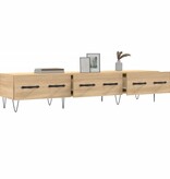 VidaXL Tv-meubel 150x36x30 cm bewerkt hout sonoma eikenkleurig