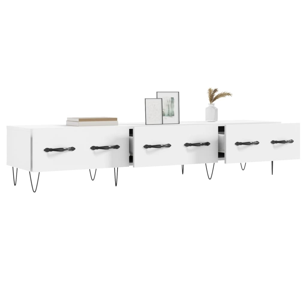 VidaXL Tv-meubel 150x36x30 cm bewerkt hout wit