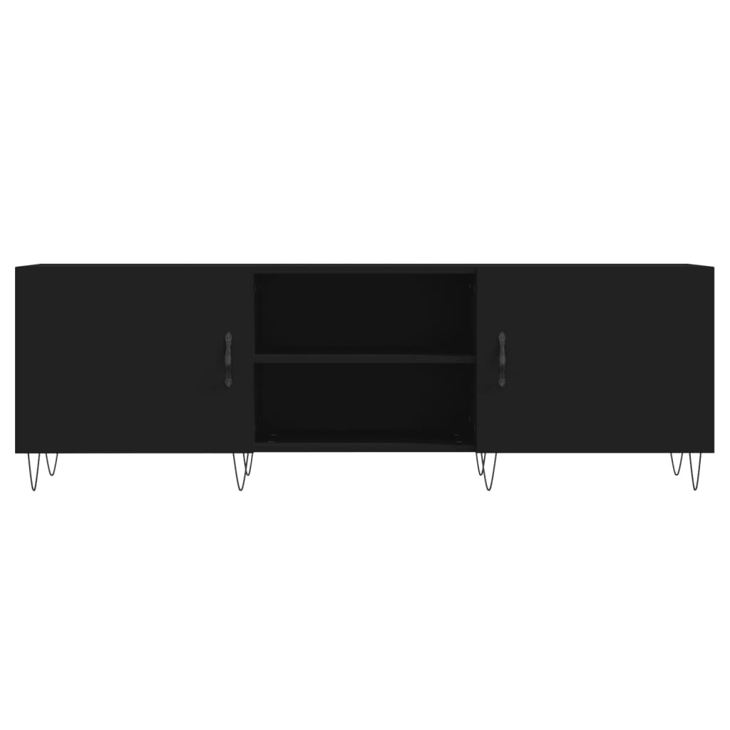 VidaXL Tv-meubel 150x30x50 cm bewerkt hout zwart