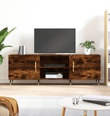 VidaXL Tv-meubel 150x30x50 cm bewerkt hout gerookt eikenkleurig