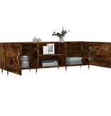 VidaXL Tv-meubel 150x30x50 cm bewerkt hout gerookt eikenkleurig