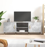 VidaXL Tv-meubel 150x30x50 cm bewerkt hout betongrijs