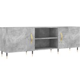 VidaXL Tv-meubel 150x30x50 cm bewerkt hout betongrijs