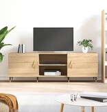 VidaXL Tv-meubel 150x30x50 cm bewerkt hout sonoma eikenkleurig