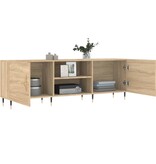 VidaXL Tv-meubel 150x30x50 cm bewerkt hout sonoma eikenkleurig