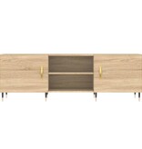 VidaXL Tv-meubel 150x30x50 cm bewerkt hout sonoma eikenkleurig