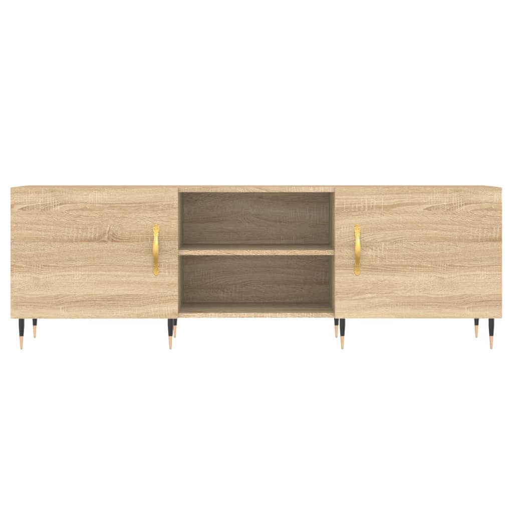 VidaXL Tv-meubel 150x30x50 cm bewerkt hout sonoma eikenkleurig