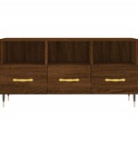 VidaXL Tv-meubel 102x36x50 cm bewerkt hout bruin eikenkleur
