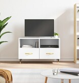 VidaXL Tv-meubel 80x36x50 cm bewerkt hout wit