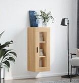 VidaXL Wandkast 34,5x34x90 cm sonoma eikenkleurig