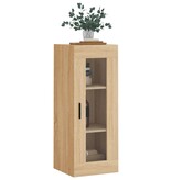 VidaXL Wandkast 34,5x34x90 cm sonoma eikenkleurig