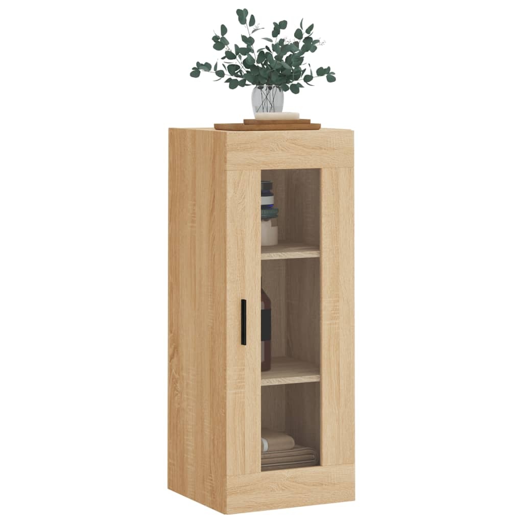 VidaXL Wandkast 34,5x34x90 cm sonoma eikenkleurig