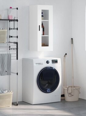 VidaXL Wandkast 34,5x34x90 cm wit