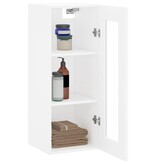 VidaXL Wandkast 34,5x34x90 cm wit