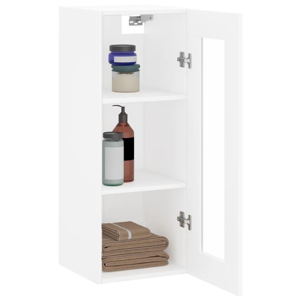 VidaXL Wandkast 34,5x34x90 cm wit