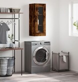 VidaXL Wandkast 34,5x34x90 cm gerookt eikenkleurig