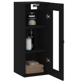 VidaXL Hangkast 34,5x34x90 cm zwart