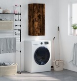 VidaXL Hangkast 34,5x34x90 cm gerookt eikenkleurig