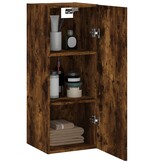 VidaXL Hangkast 34,5x34x90 cm gerookt eikenkleurig