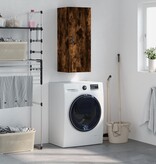 VidaXL Hangkast 34,5x34x90 cm gerookt eikenkleurig