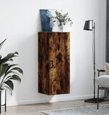 VidaXL Hangkast 34,5x34x90 cm gerookt eikenkleurig