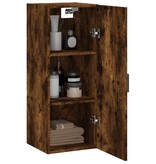 VidaXL Hangkast 34,5x34x90 cm gerookt eikenkleurig