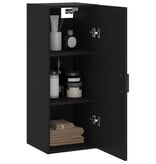 VidaXL Hangkast 34,5x34x90 cm zwart