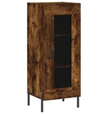 VidaXL Dressoir 34,5x34x90 cm bewerkt hout gerookt eiken