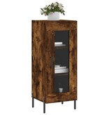 VidaXL Dressoir 34,5x34x90 cm bewerkt hout gerookt eiken
